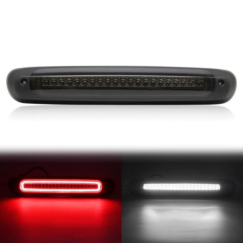 SHINEFIT LED Third 3rd Brake Light Replacement for 20072013 Silverado Sierra 1500 HD 20072014 Silverado Sierra 2500 3500 HD Smoked High Mount Stop 3rd Brake Light Cargo Lamp