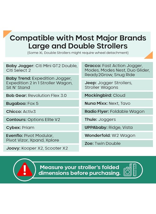Reperkid Reperkid Large Double Stroller Bag for Airplane Travel  - Image 2