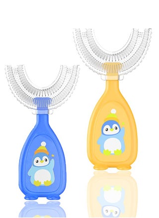 2 Pieces U-Shaped Toothbrush Kids, Manual Whole Mouth for Age 2-6, 360° Oral Teeth Cleaning Design - pzsku/Z4975DB6980F002DF3A03Z/45/1746502462/e15bd669-e586-4550-b696-73328e0d606e