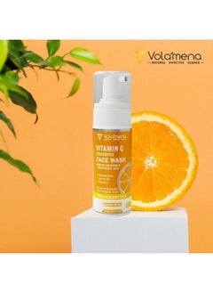 VOLAMENA WITH DEVICE Volamena Vitamin C Face Wash Lighten & Brighten | With Orange & Vitamin C | For Glowing Skin | Face Wash For Men & Women 100 Ml  - Image 4