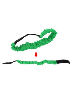 Thoraya Two People Three Feet Legged Race Band Strap Outdoor Team Game Elastic Tie Rope Walker (Green)  - Image 2