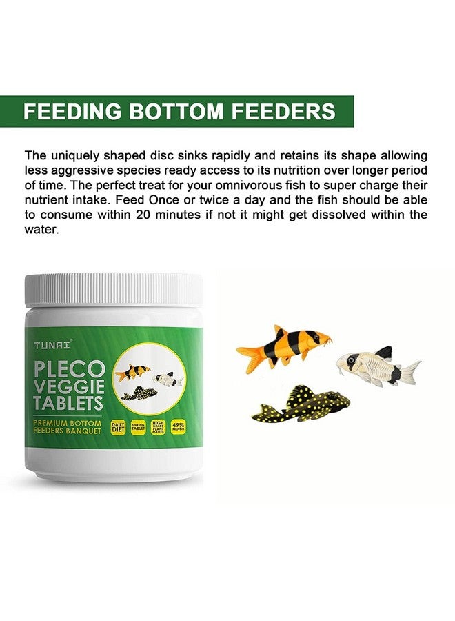 Tunai Pleco Veggie Tablets for Bottom Feeders Like PLECOTOMUS, Cory Catfish, LOACHES, Crayfish & Shrimps (Pleco Tablets - 200g) - Image 5