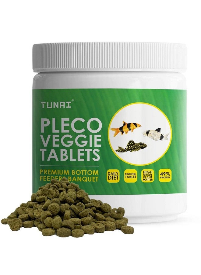 Tunai Pleco Veggie Tablets for Bottom Feeders Like PLECOTOMUS, Cory Catfish, LOACHES, Crayfish & Shrimps (Pleco Tablets - 200g) - Image 1