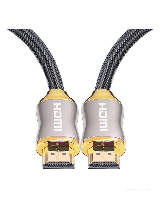 BURAQ For HDMI 2.1 2m  HD 8K PS4 Cable 4K2K 144Hz Projector Notebook Set-Top Box Cable(Golden)  - Image 3