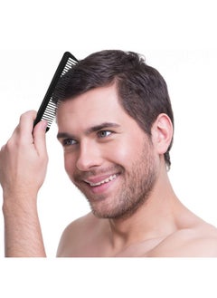 Patelai 6 Pieces Professional Hair Cutting, Styling, and Clipper Combs for Barbers and Stylists (Black)  - Image 2