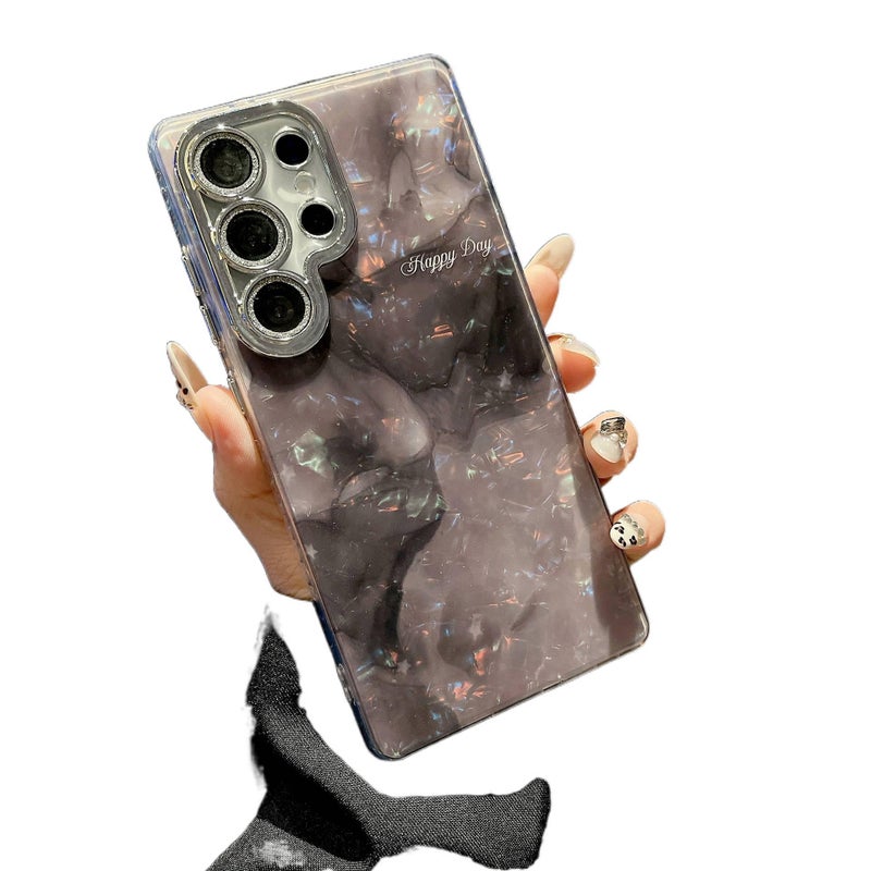 غطاء واقي | حماية من السقوط | نمط الصدفة | مقاوم للصدمات لـ Samsung S26 Ultra / Samsung S26 | وردي - Image 4