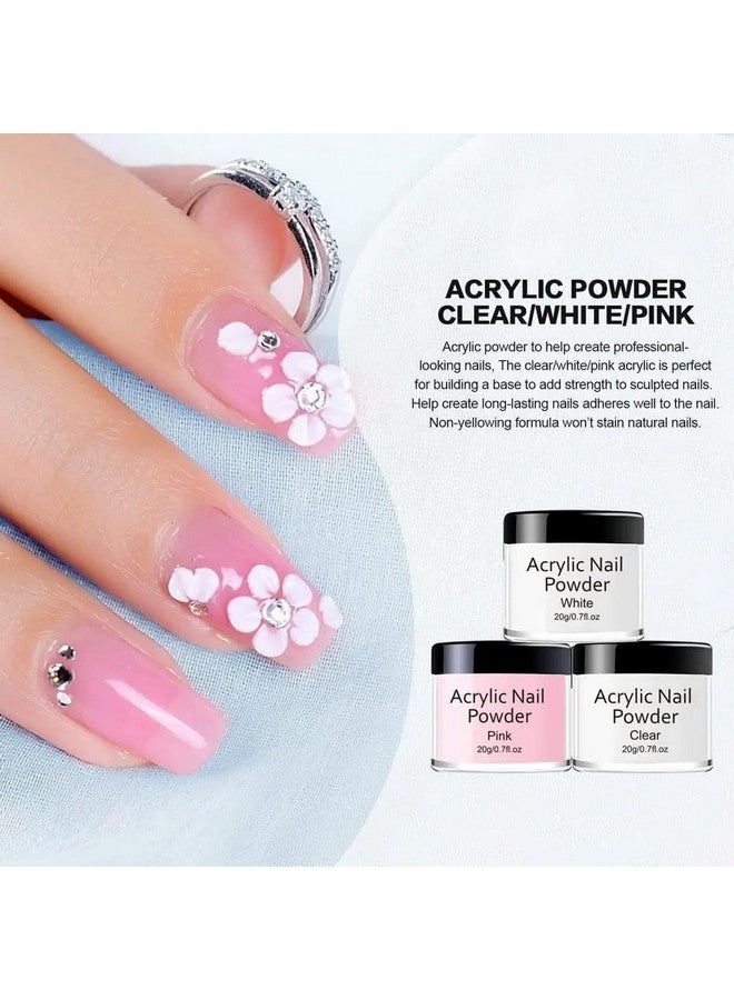 Ruby Face RUBYFACE Acrylic Powder Set, 30g Professional Acrylic Nail Powder System for Acrylic Nails Extension,Nail Art (PINK, Pack OF 1) - Image 5