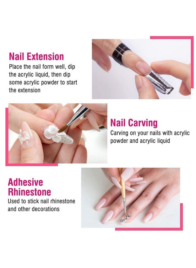 Ruby Face RUBYFACE Acrylic Powder Set, 30g Professional Acrylic Nail Powder System for Acrylic Nails Extension,Nail Art (PINK, Pack OF 1) - Image 3