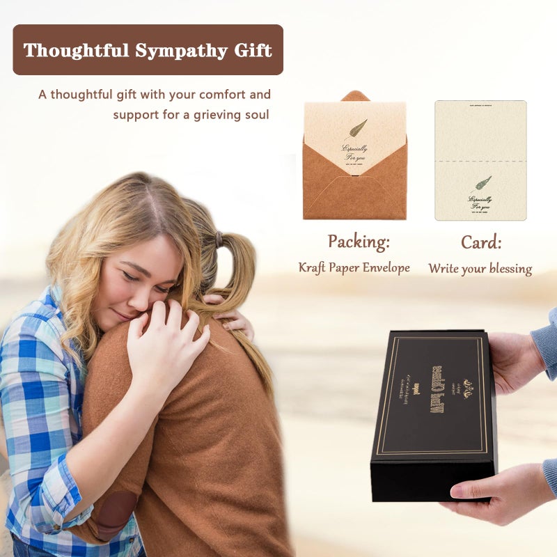 Soopau Sympathy Gifts for Loss of Loved One, 30" Metal Memorial Wind Chimes for Loss of Mom Dad, Windchimes in Memory of A Loved One, Bereavement Condolences Gift for Loss - Image 3