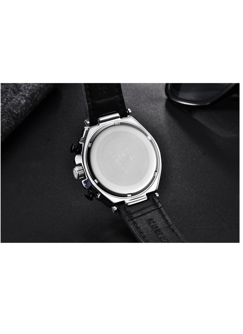 Watches for Men Watch Quartz Luxury Leather Waterproof Chronograph Watch 5151 - pzsku/Z497687350E2EE176F608Z/45/_/1712562384/871e7ba6-7449-4ad5-9f76-f05eedfc8597
