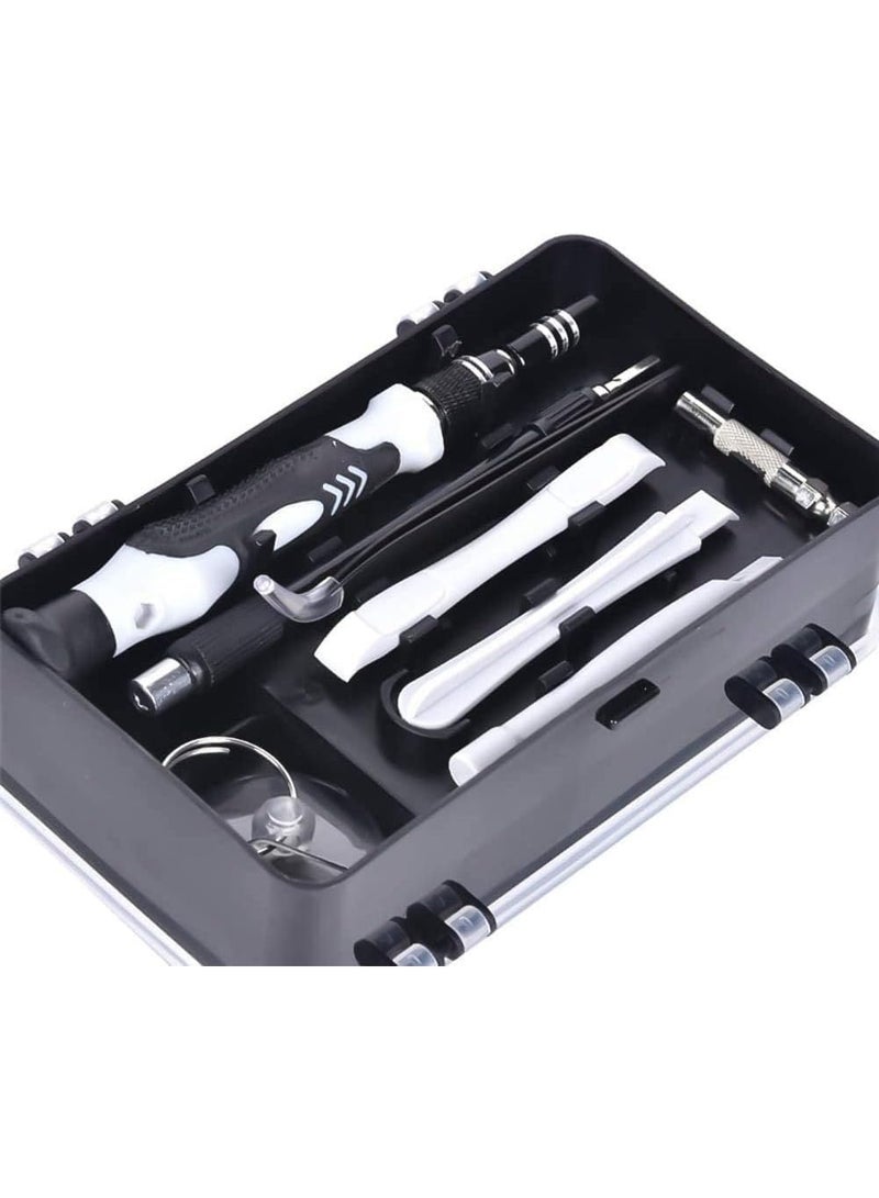 Latest 115-in-1 PC Repair Screwdriver Set, Professional Precision Screwdriver Kit, Multi-Function Magnetic Repair Tool Kit for Mobiles, Tablets, Glasses, Laptops, and PCs – Gray - Image 3