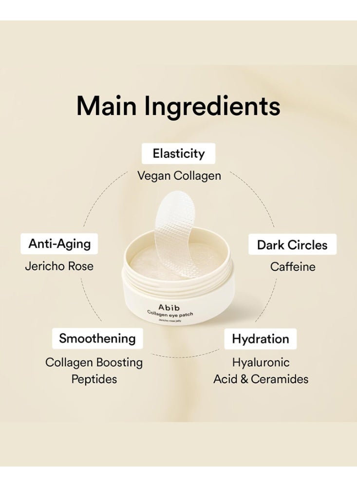 abib Collagen Eye Patch Jericho Rose Jelly | 60 pcs - Image 4