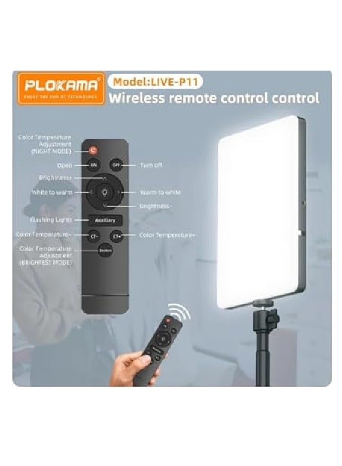 PLOKAMA Ideal for a wide range of applications including photography, videography, live streaming, and content creation, with a compact design that's easy to carry. - Image 3