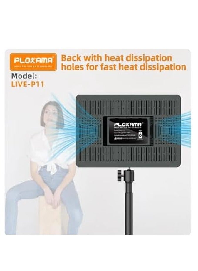 PLOKAMA Ideal for a wide range of applications including photography, videography, live streaming, and content creation, with a compact design that's easy to carry. - Image 4