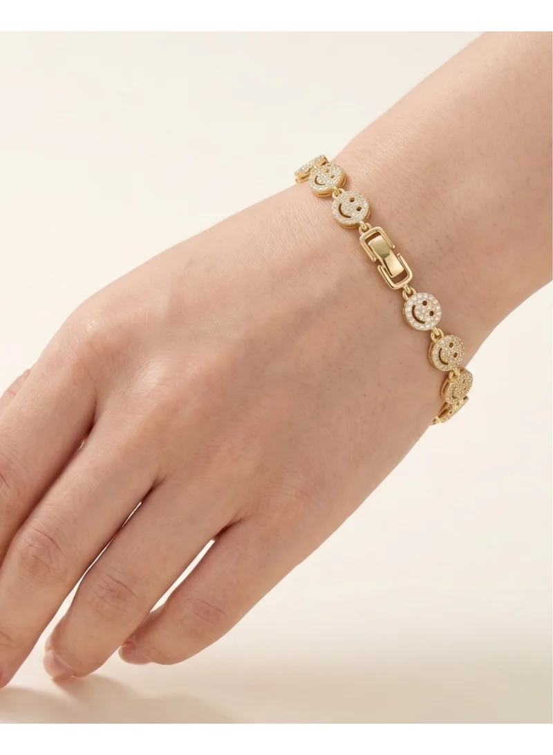 Sosha Elegance Smiley Tennis Bracelet
