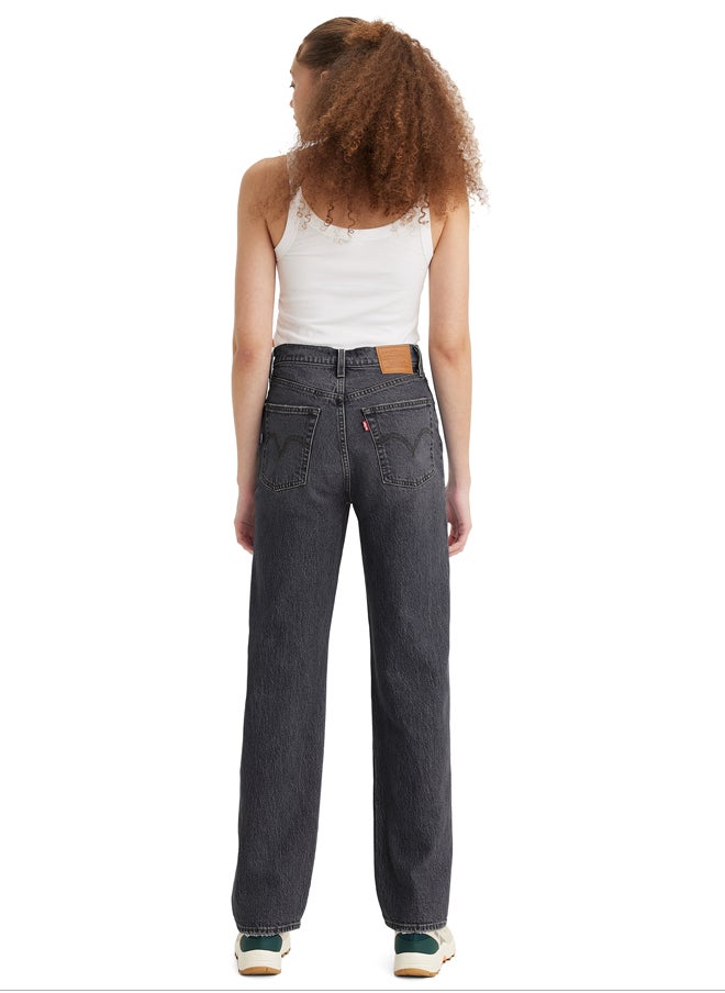 Levi's Dark Grey Ribcage Full Length  - Image 3