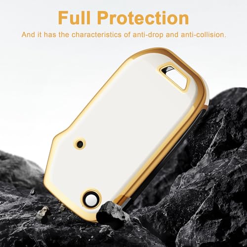 Tengare for Kia Key Fob Cover Flip Car Key Case fits K5 LX Seltos S LS Sorento Soul Sportage NIRO Forte LXS FE - Image 4