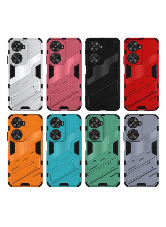 زبون جراب لهاتف Huawei nova 11 SE Punk Armor 2 في 1 PC + جراب هاتف TPU مع حامل - Image 5