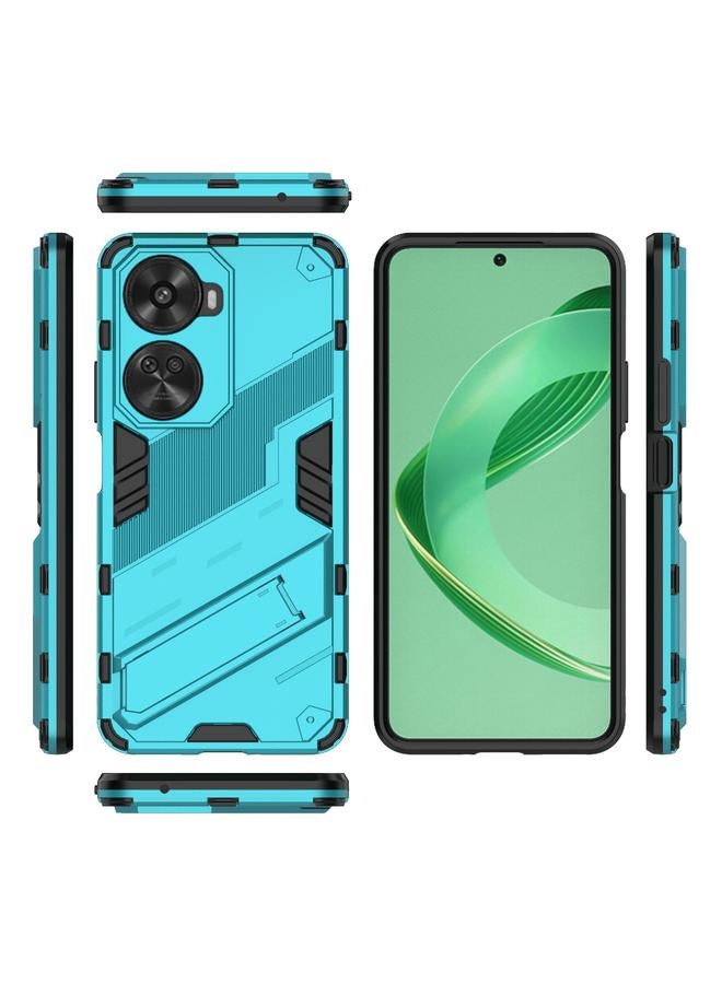 زبون جراب لهاتف Huawei nova 11 SE Punk Armor 2 في 1 PC + جراب هاتف TPU مع حامل - Image 2