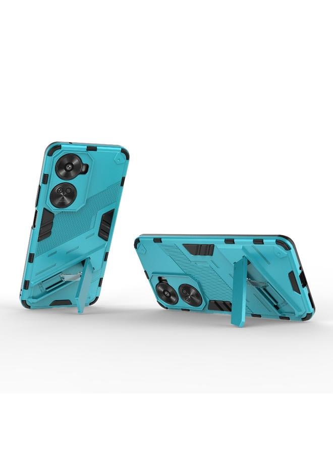 زبون جراب لهاتف Huawei nova 11 SE Punk Armor 2 في 1 PC + جراب هاتف TPU مع حامل - Image 3