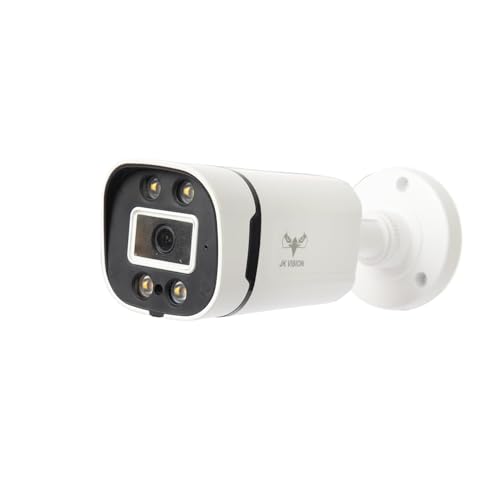 JK Vision 5MP 2 Bullet IP Camera Combo with 18 LED, Night Vision, Built in Audio, 30M Range, 1 Year Warranty - Image 2