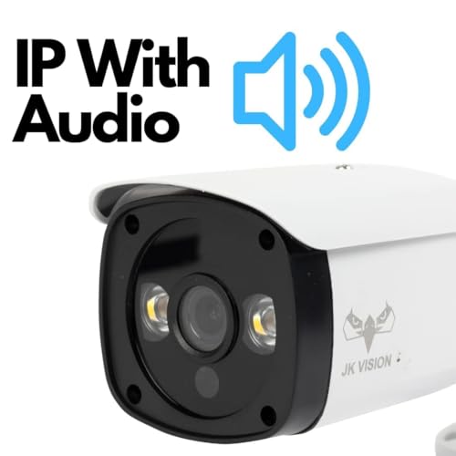 JK Vision 5MP 2 Bullet IP Camera Combo with 18 LED, Night Vision, Built in Audio, 30M Range, 1 Year Warranty - Image 5