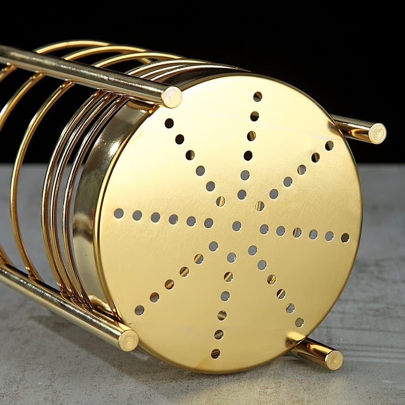 Berglander Gold Kitchen Utensils Set, 38 Pieces Non-stick Silicone Cooking Tools Spoon Spatula Set With Sturdy Stainless Steel Utensil Holder, Dishwasher Safe - Image 4