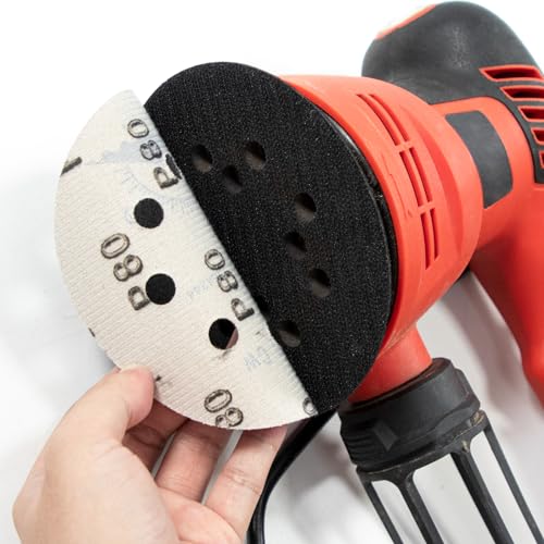 Pukamam 100 Pcs 5 inch Wet Dry Sanding Discs Grit 80 120 180 240 320 400 600 800 1000 2000 Hook and Loop 8 Hole Silicon Carbide Orbital Sander Sandpaper - Image 5
