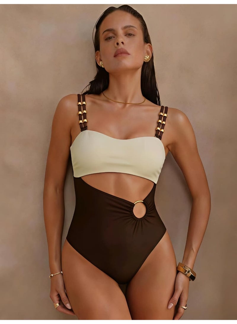 Shein 1pc Women's One-Piece Swimsuit FROM SHEIN - Image 1