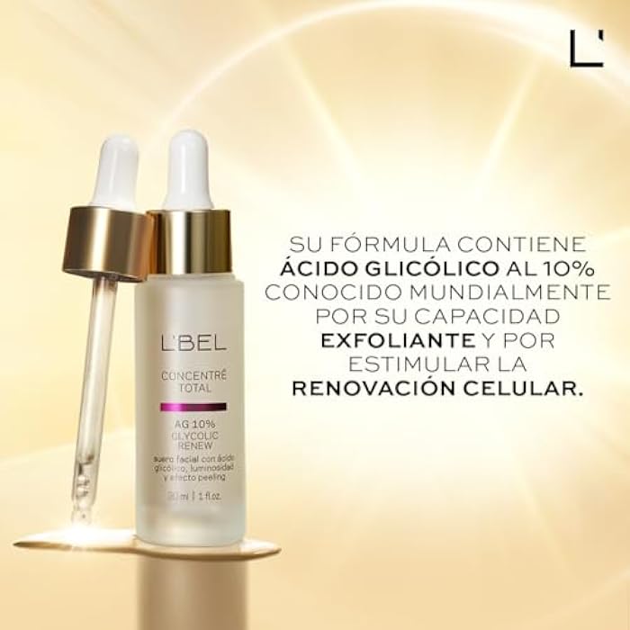 L'BEL - Concentré Total Glycolic Renew 10% Renewing Facial Serum Peeling effect with Glycolic Acid - Image 4