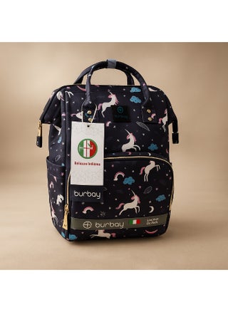 Burbay Unicorn Design Diaper Backpack (Black) - Large Capacity & Practical for Mothers - pzsku/Z4976F2869714C82A4E41Z/45/1750592109/122d60ce-e960-4f7c-bf9d-bbc4f2e1fb49