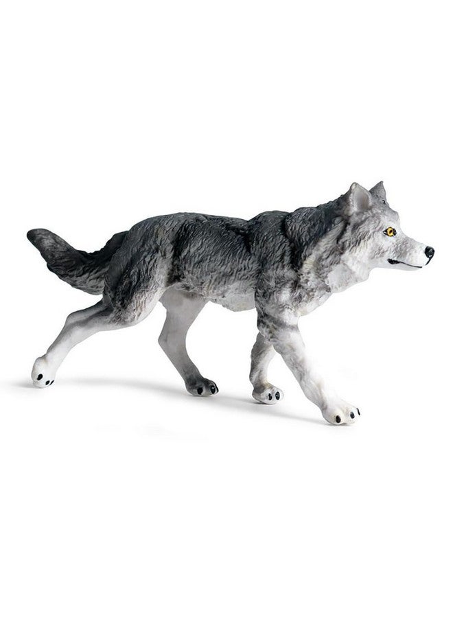 OrgMemory Figurines Playset, Wolf Figures Toys, 10pcs, Safari Animals Figures for Diorama, Crafts, Child Educational, Cake Décor (Wolf Set A) - Image 2