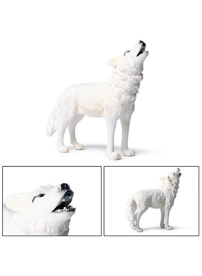 OrgMemory Figurines Playset, Wolf Figures Toys, 10pcs, Safari Animals Figures for Diorama, Crafts, Child Educational, Cake Décor (Wolf Set A) - Image 3