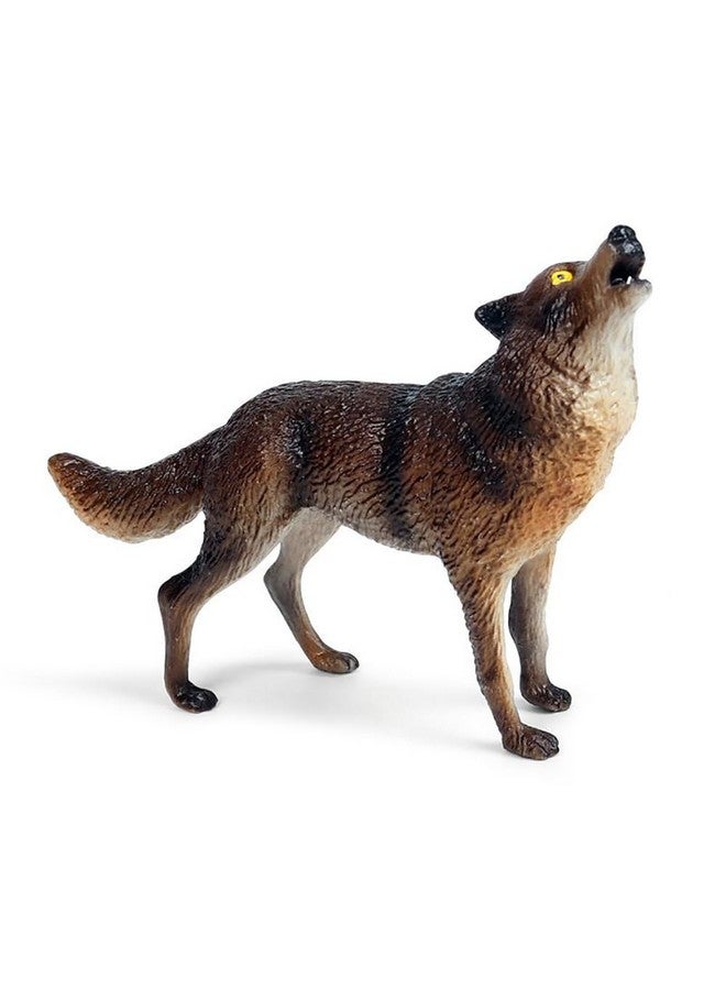 OrgMemory Figurines Playset, Wolf Figures Toys, 10pcs, Safari Animals Figures for Diorama, Crafts, Child Educational, Cake Décor (Wolf Set A) - Image 4