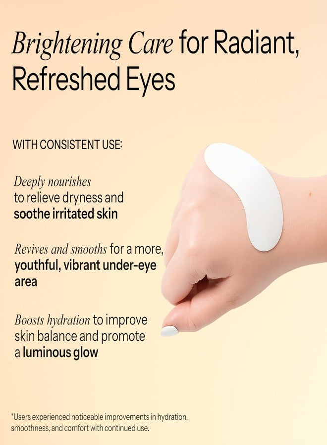 Radiant Aura Vitamin C & Vitamin E Under Eye Patches – Dermatologist Tested, Anti Aging, Korean Skin Care – Hydrates, Firms, Reduces Look Of Fine Lines, Puffiness Reducer – Vegan, Clean – 5 Pairs - Image 3