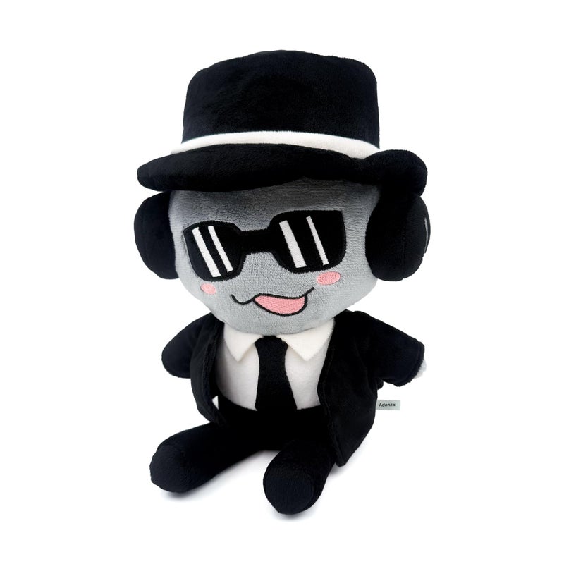 Adenzai Forsaken Black Plush Toy Soft Black Character Plush Stuffed Animal Cute Forsaken Game Collectible Plushie Gift for Kids and Gamers - Image 3