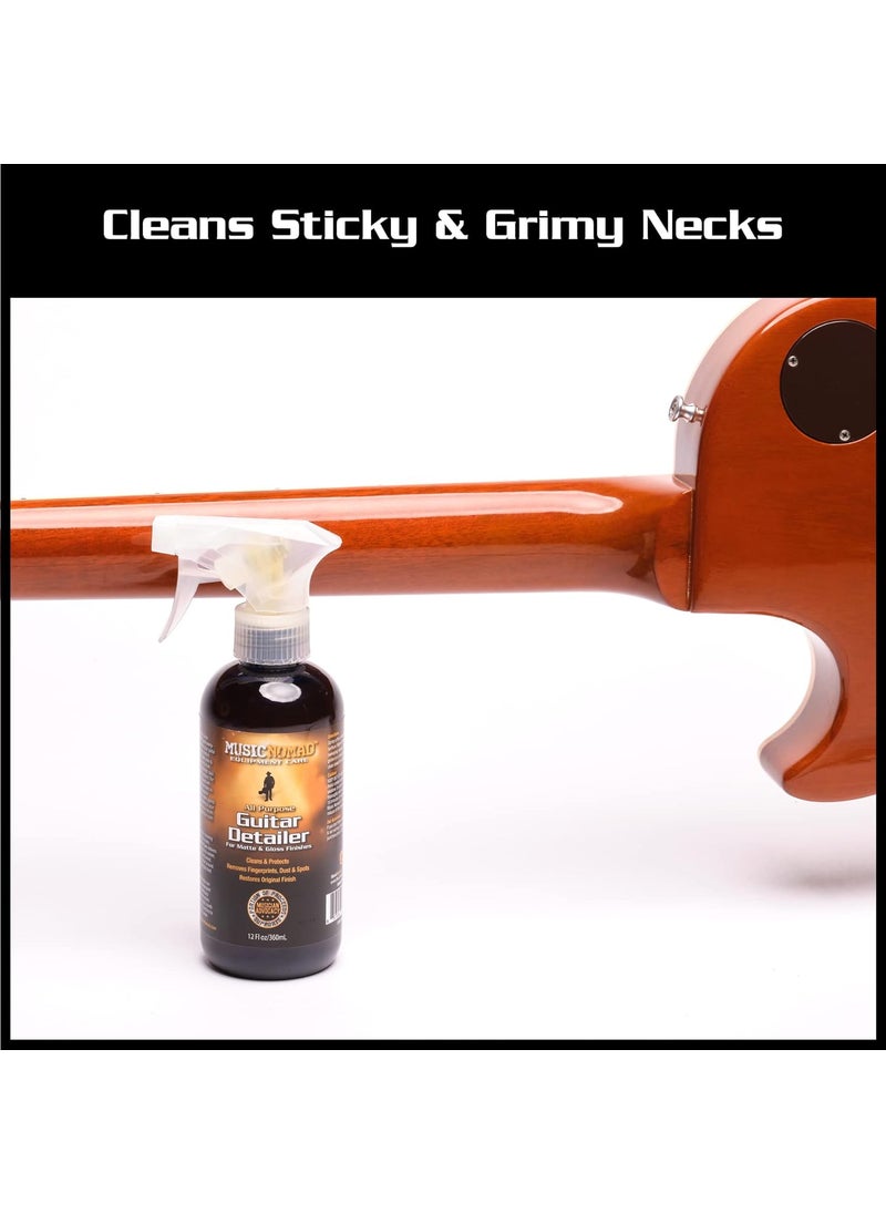 MusicNomad MusicNomad MN152 Premium Guitar Detailer for Matte and Gloss Finishes 12oz  - Image 5