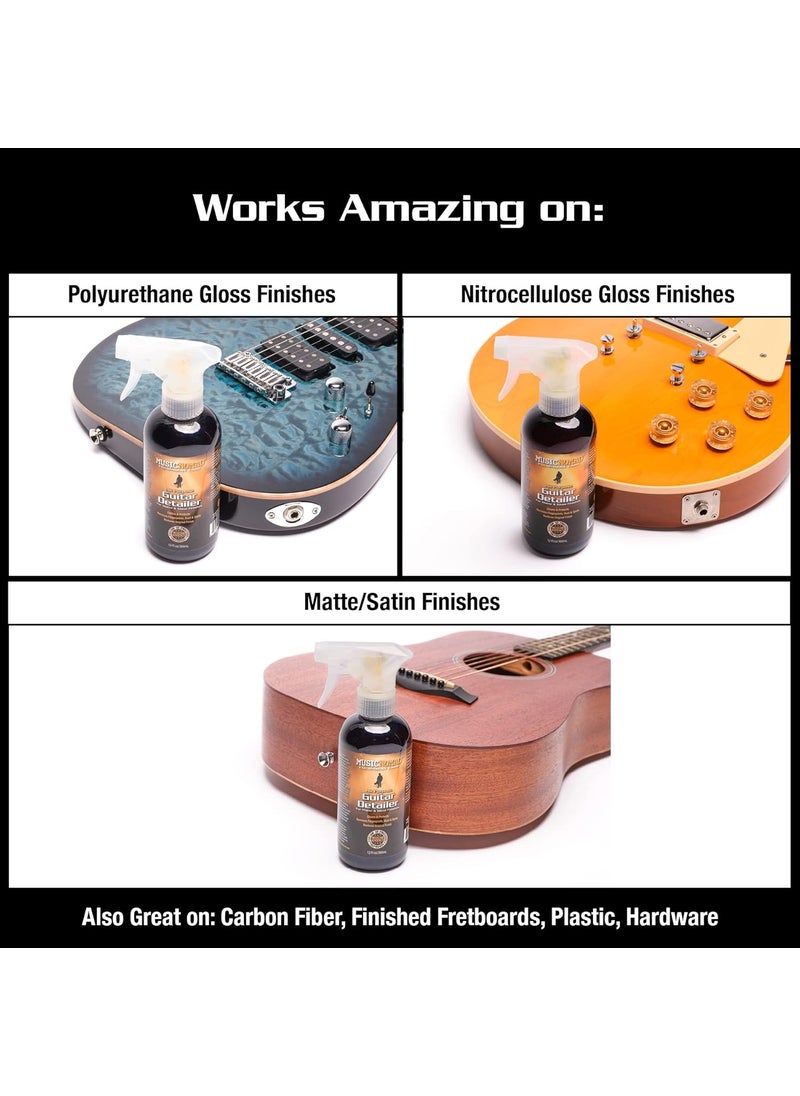 MusicNomad MusicNomad MN152 Premium Guitar Detailer for Matte and Gloss Finishes 12oz  - Image 4
