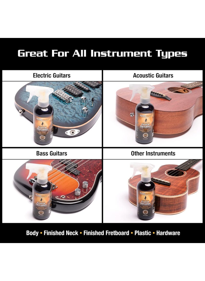 MusicNomad MusicNomad MN152 Premium Guitar Detailer for Matte and Gloss Finishes 12oz  - Image 3