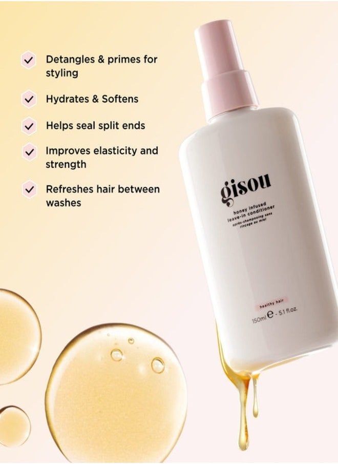 Gisou - GISOU Honey Infused Leave-In Conditioner 150ml - Nourishing & Moisturizing Hair Care - Image 1