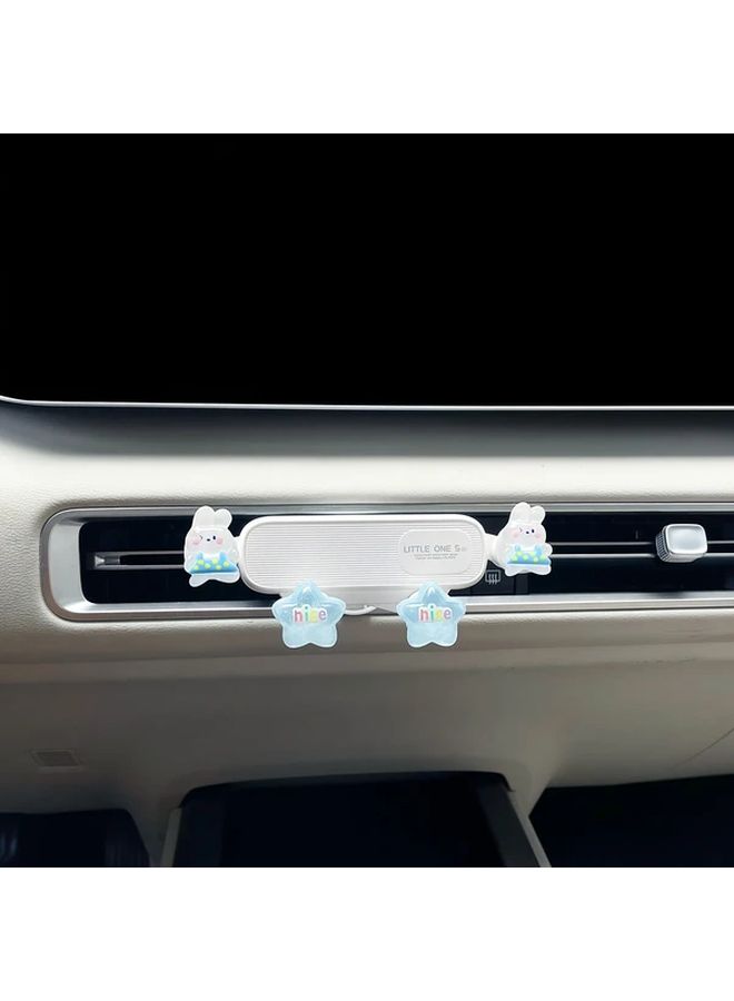 Creative Rabbit Car Vent Phone Holder Cute Design Ergonomic Grip ABS Interior Accessories For Men Women - Image 3