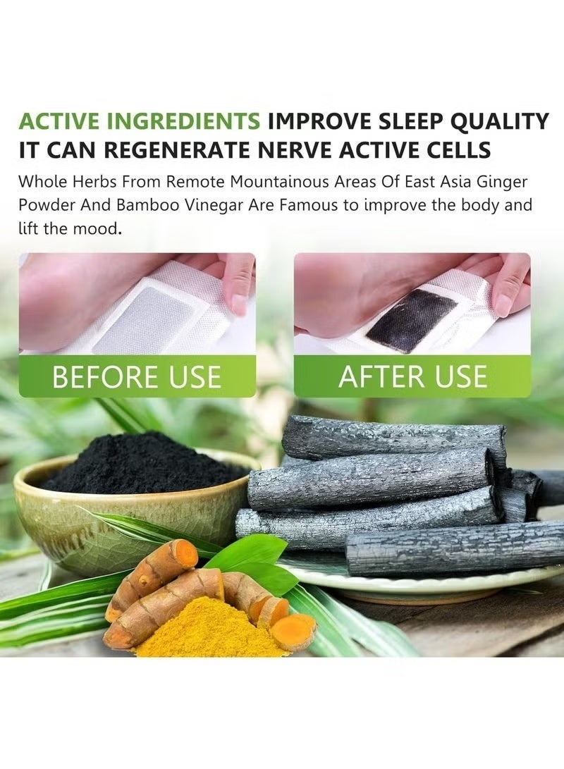 Sefudun 10Pcs Deep Cleansing Detox Foot Patches Foot Care Detox Foot Pads, Foot Detox Pads to Remove Toxins Deep Cleaning Foot Patch,100% Natural for Stress Relief, Improve Quality Of Sleep, Enhance Blood Circulation - Image 5