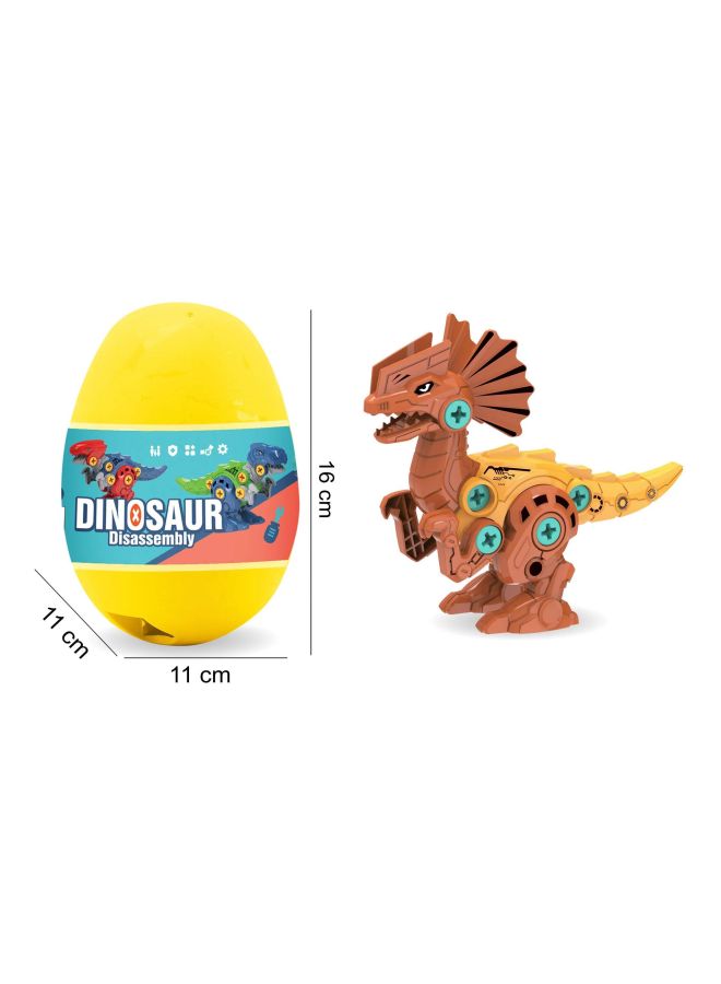 # Disassemble And Assemble Dinosaur Eggs Pterosaur Dinosaur Toys Boys Children Twisted Eggs DIY Assembled Tyrannosaurus Rex Building Blocks To Play-Color:Double Crown Dragon Egg Costume  - Image 1