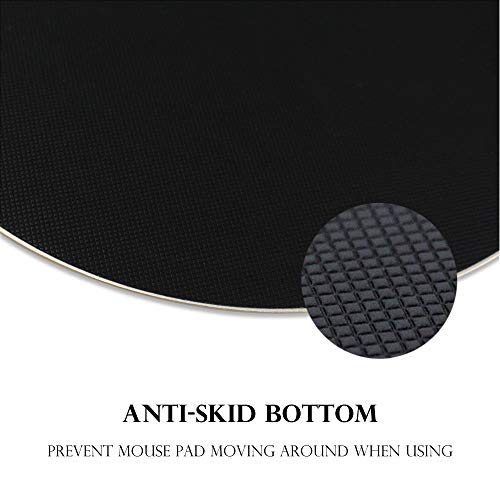 ProElife Premium Aluminum Metal Mouse Pad Mice Mat 8.66 inch (Round, Champagne Gold) - Image 4