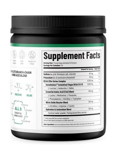 SNAP SUPPLEMENTS BCAAs Muscle Strength and Recovery Complete Zero sugar and Naturally sweetened,supports quick recovery, promotes strength, replenishes and hydrates, 30 Servings Dietary Supplement,Pomegranate Watermelon,,Net Wt 9.1oz,258g  - Image 5