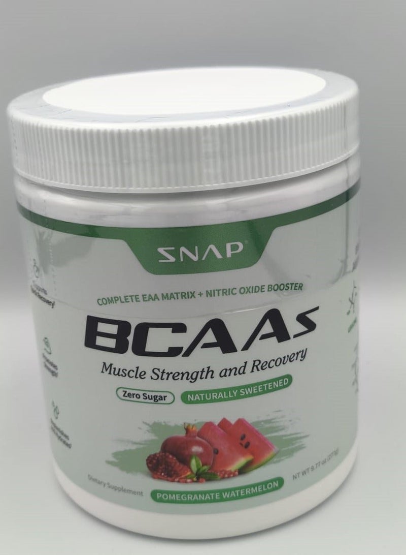 سناب للمكملات الغذائية BCAAs قوة العضلات والتعافي من أجل قوة العضلات للنساء والرجال 30 حصة مكمل غذائي - Image 1