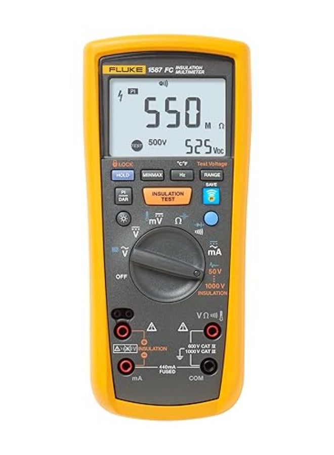 فلوك جهاز قياس العزل الرقمي 2 في 1 Fluke 1587 FC - Image 1
