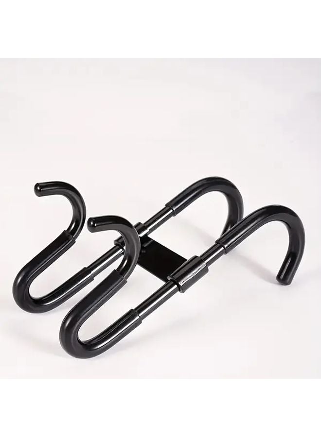 Black Heavy Duty Shower Door Hook Rust Proof No Drill Installation Bathroom Organizer - Image 5