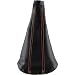 Pilot PM22181R Faux Leather Hand Brake Boot Universal Fit Black w Red Stitching - Image 2