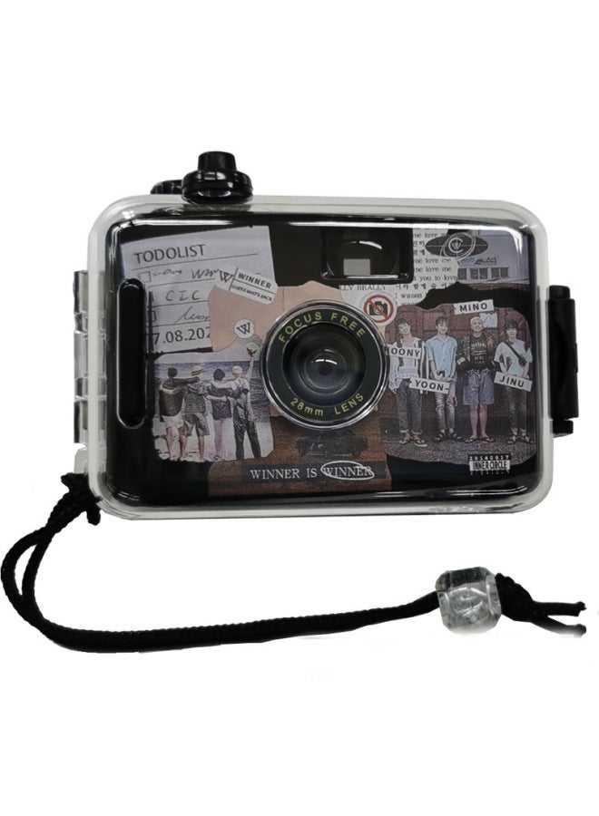 Picture LOGO Special Manufacturer Multi-purpose Waterproof Fool Retro Film Camera 135 Film-Color:Message Color  - Image 3